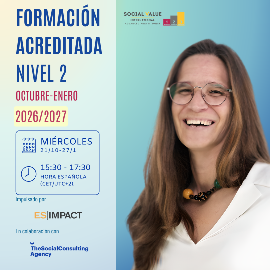 Formación SROI Level 2 — Edición octubre 2026–enero 2027