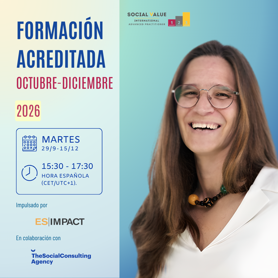 Formación SROI Level 2 — Medición de Impacto Social